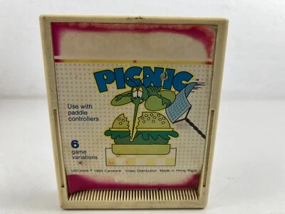 Tigervision PICNIC Atari 2600 Game Cartridge Rare PAL - Image 1 of 4