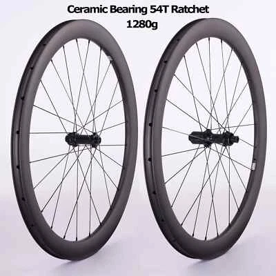 700C Cyclorcross Fahrrad Carbon Laufradsatz Gravel Rennrad Räder Scheibenbremse - Bild 1 von 4