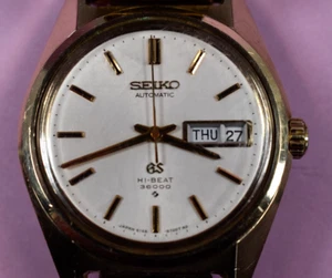 SEIKO Grand Seiko GS Gold 6146-8000 Hi-Beat  36000 Automatic Men's Runs Great - Picture 1 of 14