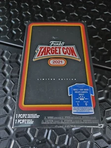 Funko TARGET CON 2021 Unisexe Grand T-Shirt & Pin Édition Limitée - NEUF ! - Photo 1/2