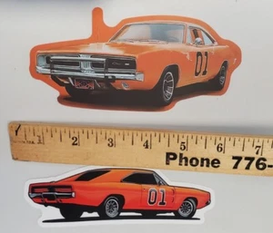 DUKES OF HAZZARD STICKERS 2-PACK DIE CUT HEAVY DUTY VINYL BUMPER STICKERS - Picture 1 of 24