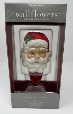 Vintage White Barn Wallflower Santa Claus W/ Cinnamon Stick Refill - Image 1 of 4