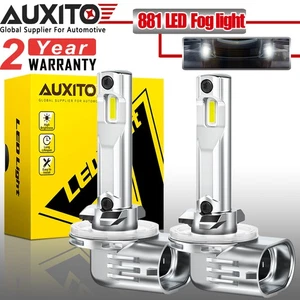 For Kia Sorento 2011-2015 2016 881 LED Fog Light Bulbs 6000K High Power Lamp 2x - Picture 1 of 12