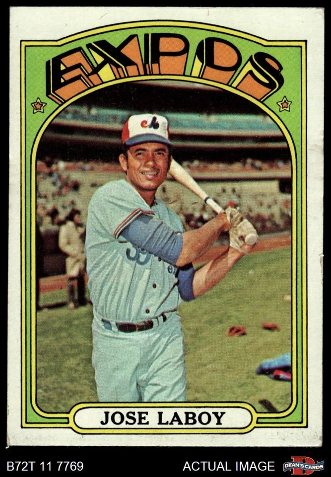 1972 Topps #727 Jose Laboy Expos 4 - VG/EX - Image 1 of 1