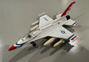 InAir Jumbo Diecast Pullbacks F-16 Fighting Falcon Thunderbird USAF - Picture 1 of 4