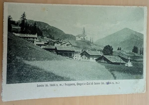 Antike Postkarte Belluno Laste Soppera Dagoi e col di Lana FP nicht gereist - Bild 1 von 2