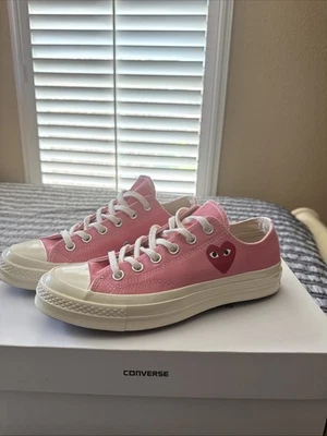 Converse играть Comme Des Garcons в женский размер 8 носить один раз с оригинальной коробкой - Изображение 1 из 4