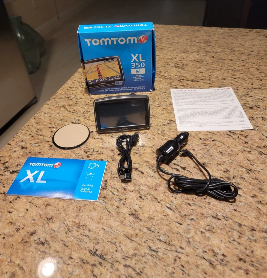 Sistema GPS TOMTOM XL 350 M 4.3" LCD EE. UU. Canadá México Mapas Foto 1 de 4