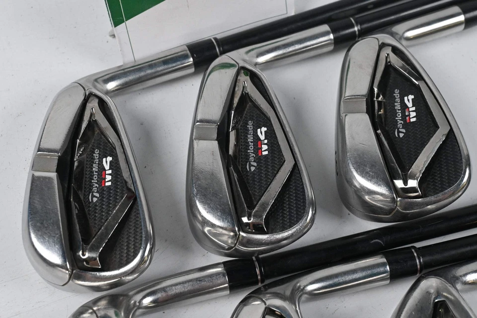 Taylormade M4 Irons / 6-PW+SW / Regular Flex Fujikura Atmos Red 6 Shafts - Image 1 of 4