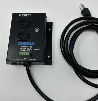 Furman Miniport 15 AC MP-15  Power Relay 120VAC 15A, 9ft Cable - Image 1 of 4