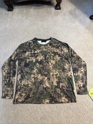 Sitka Knock off - Long Sleeve Lt Wt Crew by WFS Like Ground Forest Large - Image 1 of 4