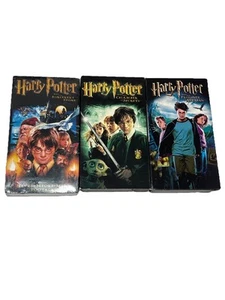 Harry Potter Trilogie VHS Lot 2001-2004 Stein, Geheimnisse, Askaban - Bild 1 von 7