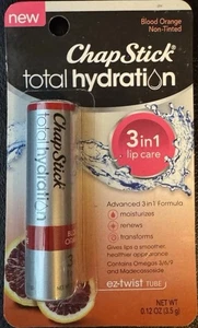 Chapstick Total Hydration 3 in 1 Lip Balm Blood Orange x1 RARE (Non-Tinted) - Picture 1 of 3