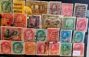 Lots Stamps  CANADÁ COLLECTION (LOTS #230) - Picture 1 of 5