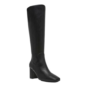 Anne Klein Women's Toronto Square Toe Knee High Dress Boots Black Size 8 1/2 - Picture 1 of 5
