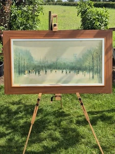 Anthony Robert Klitz, SKATING AT ST JAMES PARK Gerahmter Druck Kunstwerk - Bild 1 von 17
