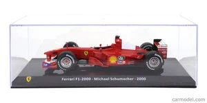 MODELLINO AUTO STATICO FERRARI F1 F2000 2000 MICHAEL SCHUMACHER CON VETRINA 1:24 - Foto 1 di 4