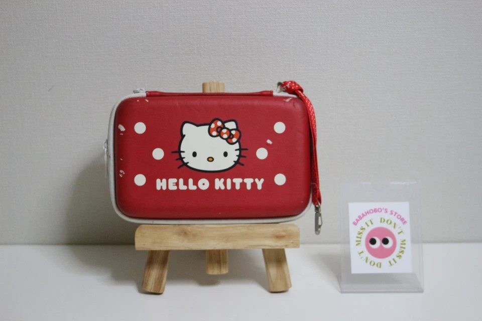 Bolsa de transporte Hello Kitty Nintendo 3DS XL - Vermelha do Japão Sanrio Kawaii - Imagem 1 de 4