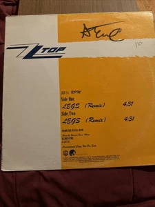 ZZ Top- Legs Remix US Promo 12" vinyl single 1984 RARE promo - Picture 1 of 10