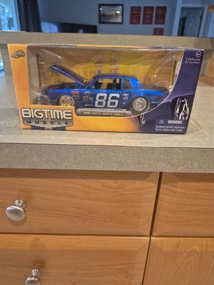 Jada 1986 Chevy Monte Carlo Racing 1/24 in Box Item # 91359  Bigtime Muscle VHTF - Image 1 of 4