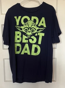 Yoda Best Dad Herren T-Shirt schwarz und grün Größe 2X - Bild 1 von 3