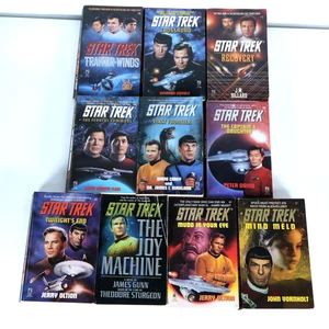 Star Trek TOS Pocket Books 1990s Lot of 10 Books 70 71 73 74 75 76 77 80 81 82 - Picture 1 of 10
