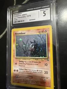 2001 Neo Discovery Houndour 5/75 Rare Card - Bild 1 von 7