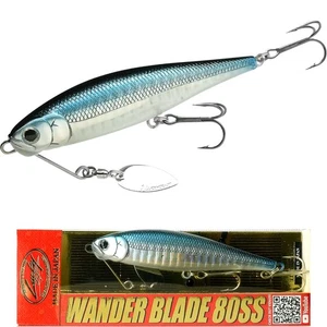 LUCKY CRAFT Wander Blade 80SS - 325 Zebra Aurora Negro - Imagen 1 de 2