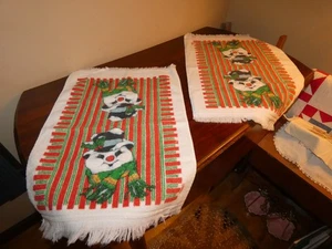 Schneemann Frottee Küchentücher Vintage USA - Bild 1 von 5