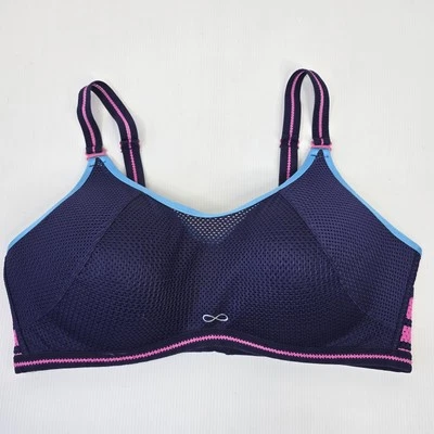 SUJETADOR DEPORTIVO INALÁMBRICO BENDON azul y rosa talla 16D nuevo sin etiquetas Foto 1 de 4