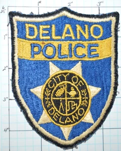 CALIFORNIA, DELANO VINTAGE POLICE DEPT PATCH - Picture 1 of 1