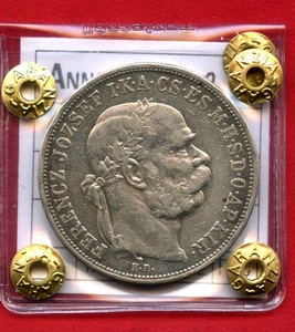 1908 - UNGHERIA - LOTTO/M47535 - 5 CORONE ARGENTO FRANCESCO GIUSEPPE - Picture 1 of 2