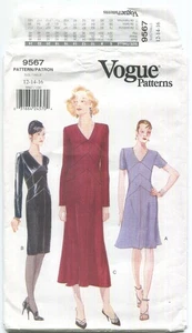 Vogue 9567 Misses' Dress W/Variations Sz 12-16 UNCUT 1996 - Picture 1 of 3