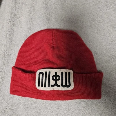 Street Fighter Hat Red Knit Cap Winter XL Stretchy Beanie Official Capcom - Image 1 of 4