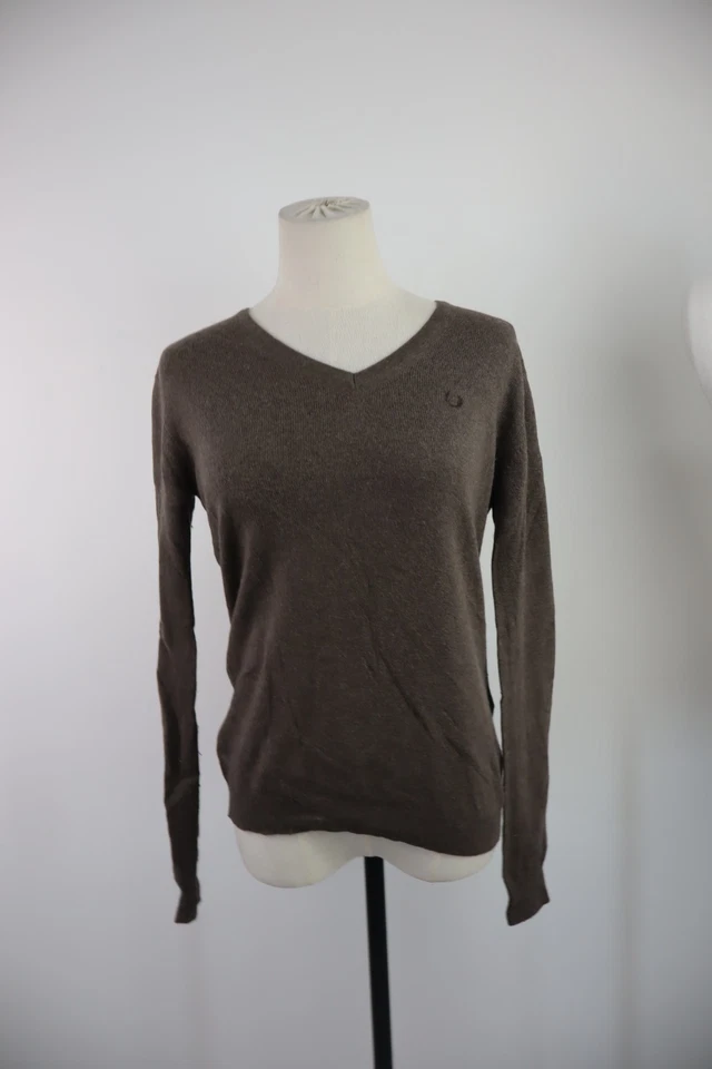 FRED PERRY MAGLIONE DONNA TG. S WOMAN CASUAL SWEATER VINTAGE LANA CASHMERE - Imagen 1 de 4