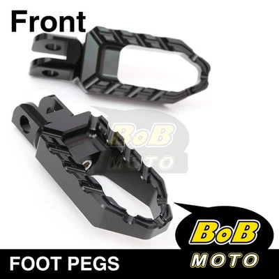 Para Yamaha FZ1/S Fazer 06-16 15 14 13 CNC BUZZ Rider estriberas delanteras NEGRAS Foto 1 de 4