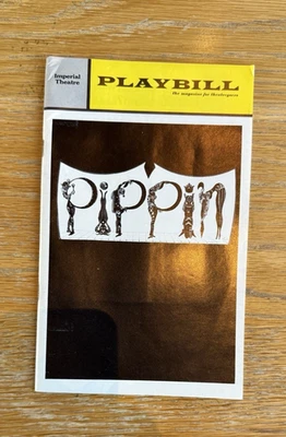 Opening Night - Ben Vereen, Pippin October 1972 Playbill- Imperial Theatre, NY - Image 1 of 4