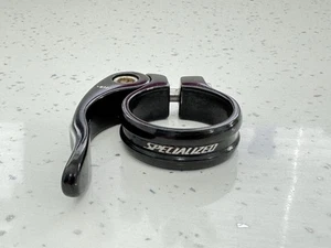 Specialized Alloy Mountain Bike MTB QR Quick Release 30mm Seat Post Clamp Black - Picture 1 of 18