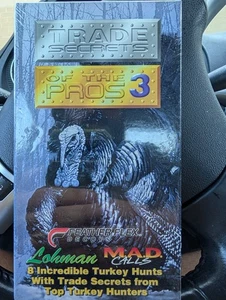 Turkey Hunting Lohman Mad Calls Trade Secrets Of The Pros 3 VHS NEW SEALED - Picture 1 of 3