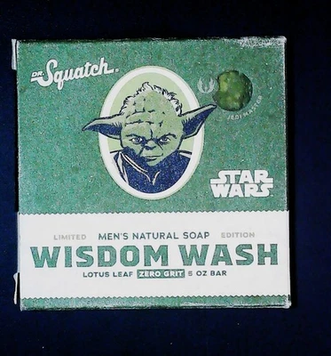 Dr. Squatch Star Wars Wisdom Wash Men's Natural Soap 5oz Lotus Leaf - Image 1 of 4