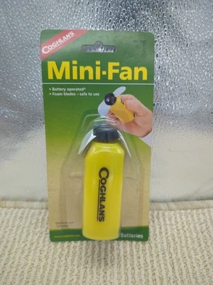 Персональный мини-вентилятор Coghlans 9485 на батарейках желтый - Изображение 1 из 4