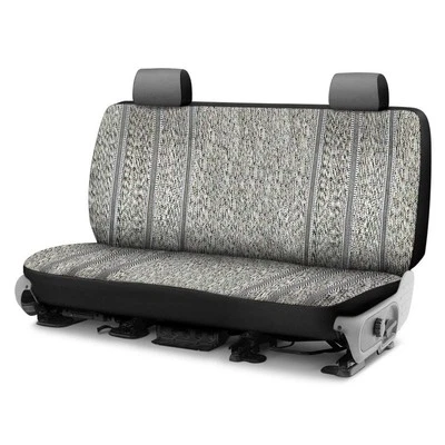 For Isuzu NPR-HD 06-18 Saddleman Saddle Blanket 2nd Row Gray Custom Seat Covers - Image 1 of 4