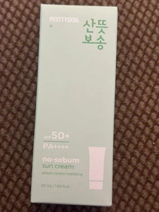 Crema solar coreana PrettySkin sin sebo FPS 50+ PA++++ 50 ml (Reino Unido) - Imagen 1 de 1