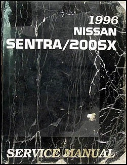 1996 Nissan Sentra 200SX Manual de Loja Revendedor Original Livro de Serviço de Reparo de Fábrica - Imagem 1 de 2