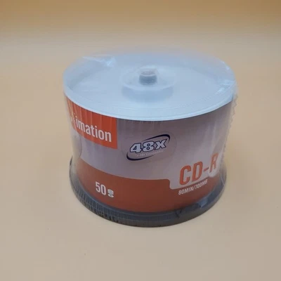 50 Pack Imation CD-R 48X 700MB/80Min Blank Media Recordable Disc's New/Sealed  - Image 1 of 4
