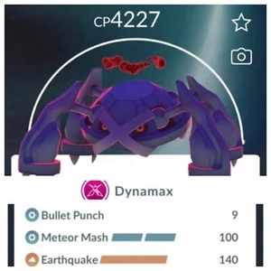 Dynamax Metagross Legacy Meteor M Pokemon Trade, Level 50 , 2 Charge Pokémon Go - Picture 1 of 1