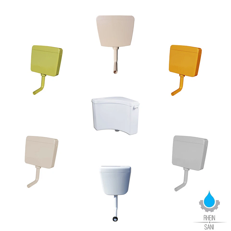 BELVIT Spülkasten WC Aufputz 3–9L Start-Stopp-Funktion leise isoliert inkl. Zubehör