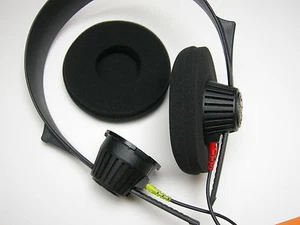 2 Ohrpolster Ø 87 mm passend an Sennheiser HD414 HD 414 weicher Schaumstoff - Picture 1 of 1