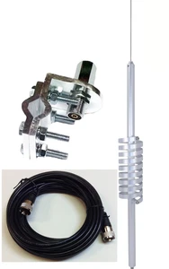 Taurus CB54 25-30 Mhz 20000W Flat Coil Antenna with Mirror Mount and 25ft Cable - Picture 1 of 4