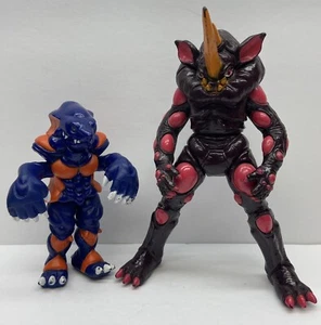 1993-94 Power Rangers Dramole 5” & Rhino Blaster 8”Evil Space Aliens Bandai - Picture 1 of 8